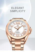Reloj De Mujer NAVIFORCE De Lujo Moda Casual En Acero Inoxidable Resistente Al Agua Para La Vida Diaria Regalo Para Novia - details 0