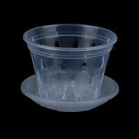 Maceta De Flor Transparente Con Agujeros Para Jardín Y Orquideas Accesorios De Maceta De Plástico Moderno Con Drenaje - details 12