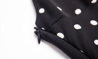Nuevo Vestido De Verano 2024 Para Mujer Con Estampado Europeo Y Americano De Hombros Descubiertos Y Cuello Colgante Sin Mangas De Elegancia Temperamental - details 3