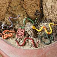 Mini Serpientes De Selva Plásticas Coloridas Y Realistas Juguetes De Brujería Para Decoración De Fiesta De Halloween Prácticos Y Divertidos Para Niños Mayores De 3 Años - details 0