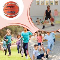 Baloncesto Silencioso - Balón De Entrenamiento Interior De Bajo Ruido Y Alta Elasticidad Material De Goma Tamaño 7 Para Práctica En Interiores - details 5
