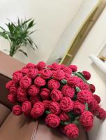 Manta De Rosas Terminadas En Crochet Suave De Acrílico Para Regalo De Día De La Madre Para Mamá Manta Para Sofa Y Cama - details 18