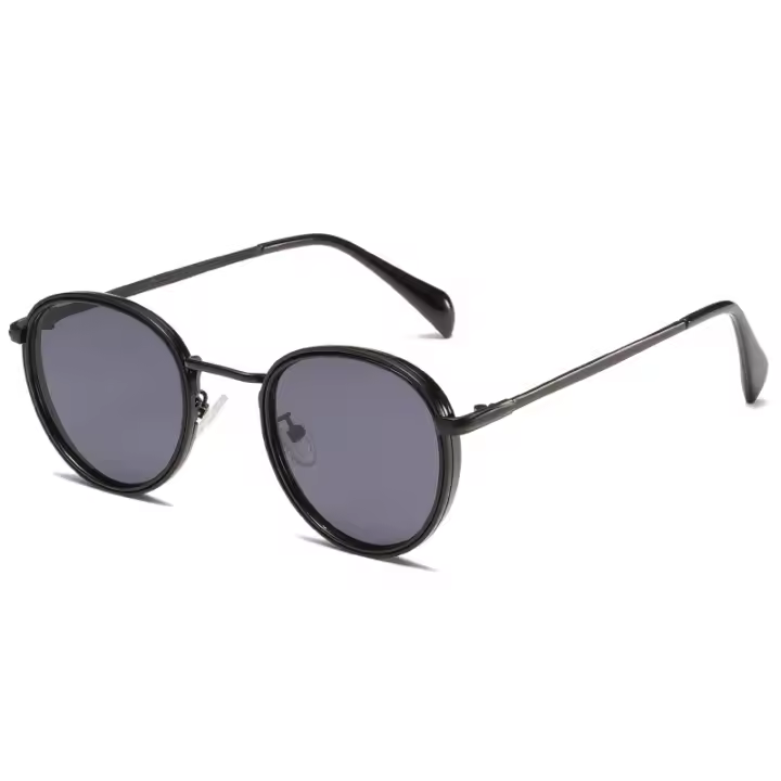 Gafas de Sol Retro with Montura metálica Redonda para Mujer, Gafas de Sol Clásicas A LA Moda with Protección Uv400 para Exterior, Gafas de Sol Clásicas lentes hombre Niña Vagos Venta al por mayor - 1