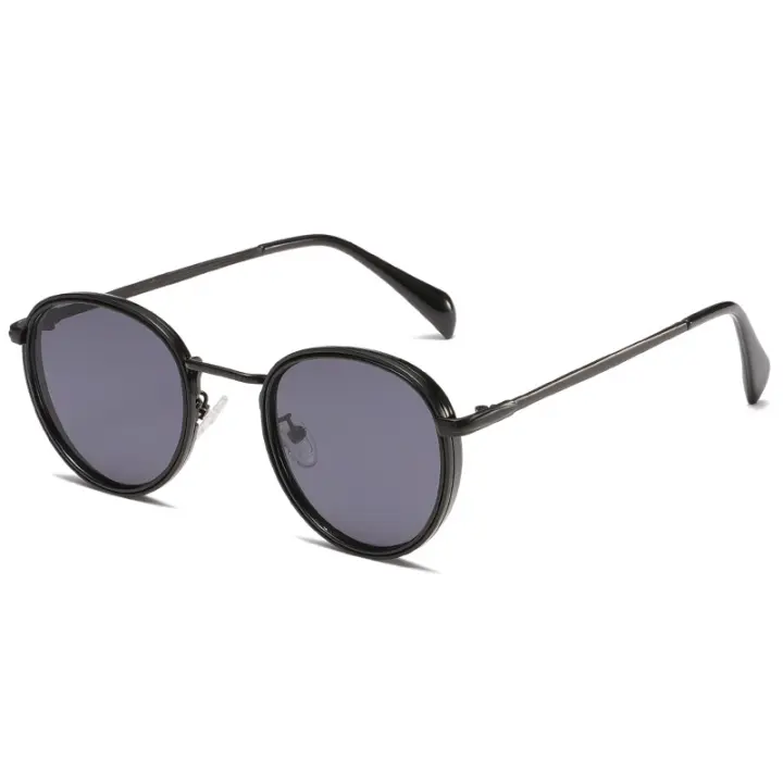 Gafas de Sol Retro with Montura metálica Redonda para Mujer, Gafas de Sol Clásicas A LA Moda with Protección Uv400 para Exterior, Gafas de Sol Clásicas lentes hombre Niña Vagos Venta al por mayor - 1