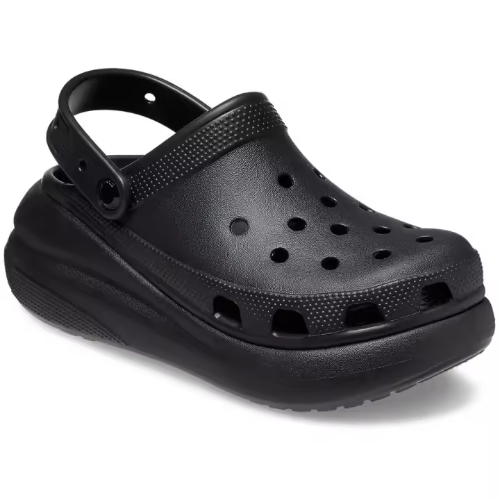Calzado hombre Zuecos Crocs Zuecos Classic Crush Negro - 1