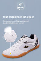 Zapatillas De Ping Pong Profesionales Para Hombres Y Mujeres Zapatillas Deportivas De Entrenamiento Y Competición Microfibra EVA Talla Verdadera Para Principiantes - details 4