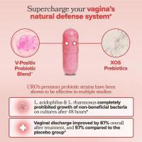 Probióticos para mujeres: equilibra el pH y estabiliza el estado de ánimo, promueve un olor vaginal saludable, alivia el síndrome premenstrual y las molestias menstruales - Suplemento probiótico para mujeres, 60 cápsulas veganas - details 3