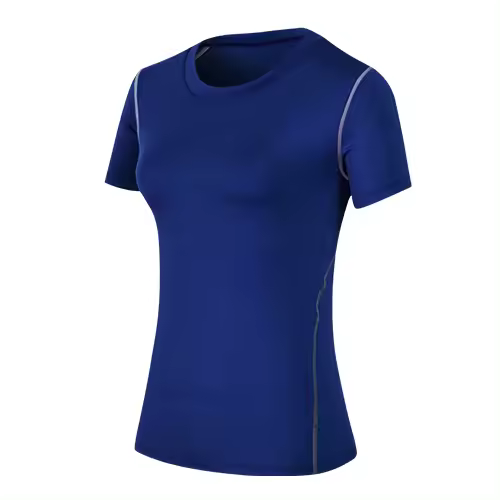 Top De Yoga Para Mujer 2023 Camiseta Deportiva De Secado Rápido Para Gimnasio Running Fitness Poliéster Spandex Manga Corta Transpirable Talla Verdadera - 1