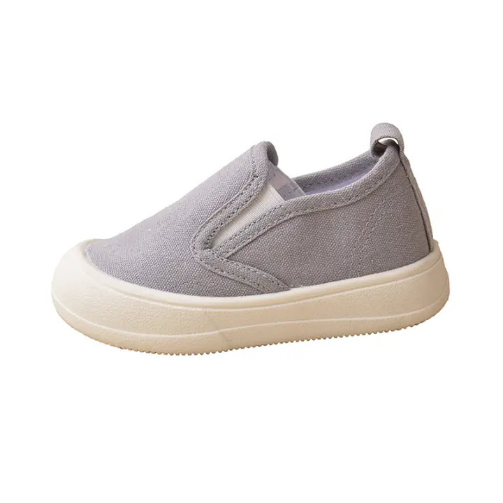 Zapatillas De Lona Para Niños Transpirables Y Cómodas Para Exterior Antideslizantes Y Suaves Para Caminar EK9S61 - 1