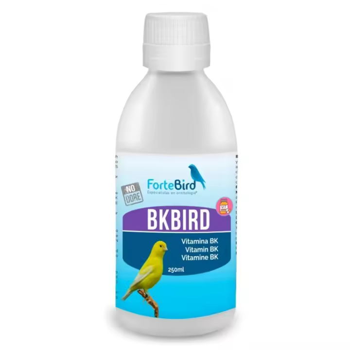 Bkbird La fórmula completa con vitaminas B Y k para aves saludables 250ml Fortebird - 1