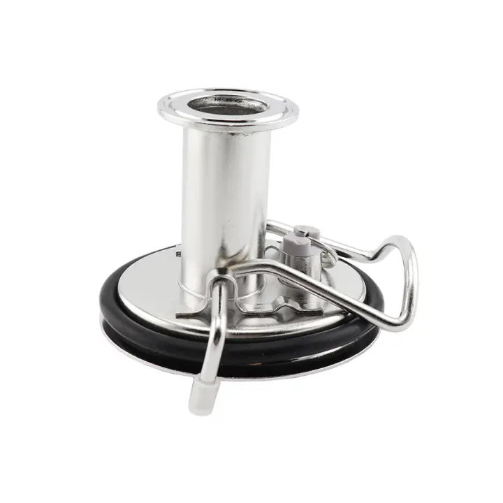 Tapa De Cask De Cervecilla Con Ferrule De 1.5 Pulgadas Y PRV De 60PSI Para Cerveza En Casa Hop Seco Accesorio De Barra Eco-amigable - 1