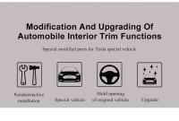 4PCS Cubierta Protectora De Manija Interior De Puerta Para Tesla Model 3/Y En Cuero PU Accesorios De Auto Para Estilo Interior - details 2