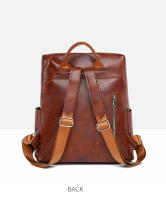 Anti-robo Mujer Mochila de Cuero de Pu Mochila De Bolsa de mano Mochilas Casual - details 3