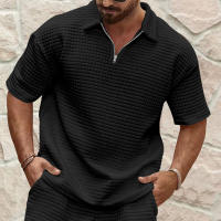 Camiseta Casual Para Hombres Verano 2024 Cuello Redondo Color Sólido Manga Corta Transpirable Y Cómoda Disponible En Varias Tallas Y Colores - details 6