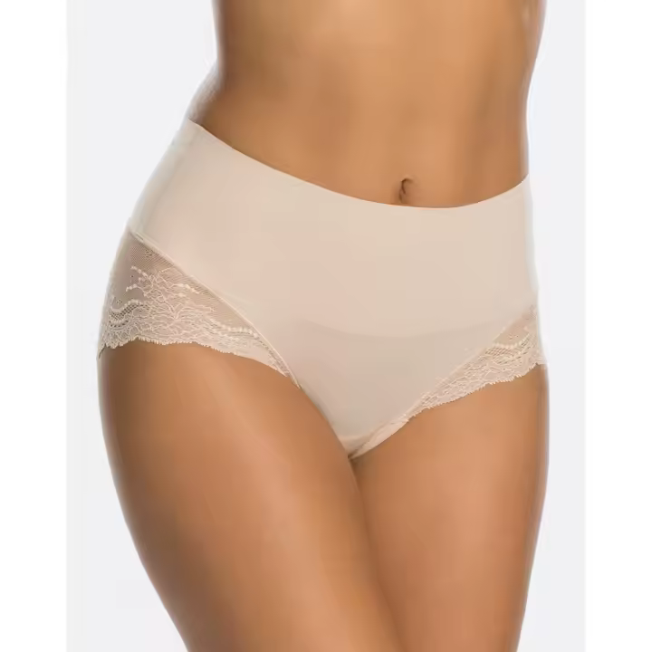 SPANX Undie-tectable Braga de talle alto con encaje - 1