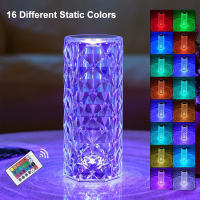 Lámparas de mesa Lámpara de mesa de cristal Luz de noche que cambia de color RGB Luz táctil para sala de estar - details 1
