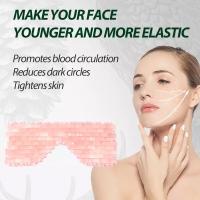 Máscara De Ojos De Jade Y Cuarzo Rosa Para Relajación Y Masaje En Spa Cuidado Belleza Máscara Fría Para Dormir Herramienta De Cuidado De La Piel - details 3