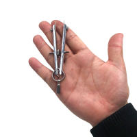 Regla De Acero Para Joyería Dorada Herramientas De División Y Medición Compás Protractor Divisores Afiladores Orinal China - details 6
