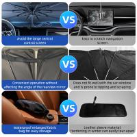 Parasol De Sol Para Coche Plegable Cubierta De Ventana Delantero Protección Contra Los Rayos UV Y Calor Del Sol Accesorio De Automóvil - details 1