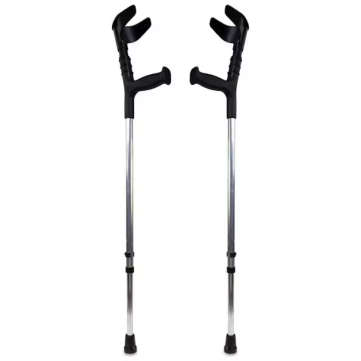Corysan Bastón Aluminio Birregulable 125 Kg, 1 Par - 1