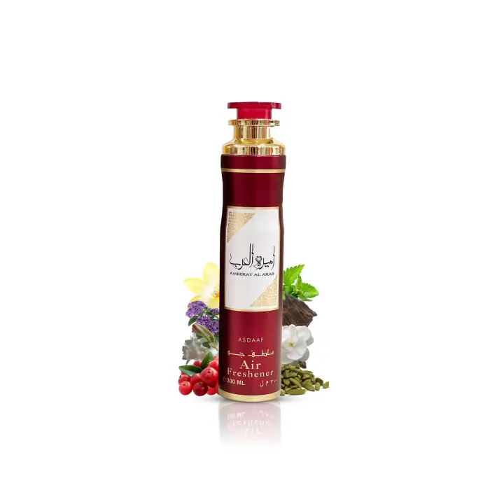 Ambientador Ameerat Al Arab 300ml – Spray Perfumado Árabe para Casa, Coche y Ropa con Aroma Duradero y Elegante - 1