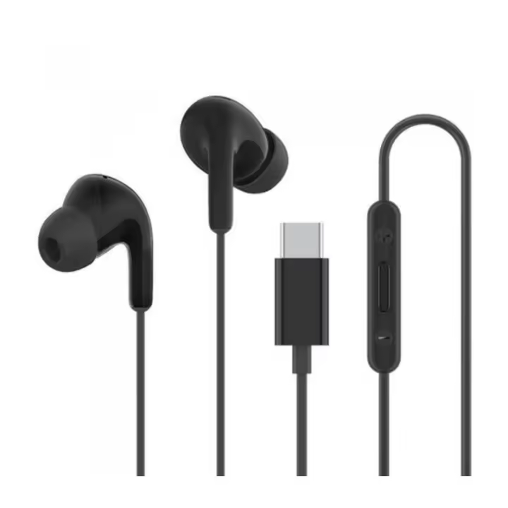 Auriculares con Micrófono Xiaomi Tipo C Negro - 1