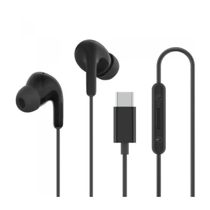 Auriculares con Micrófono Xiaomi Tipo C Negro - 1