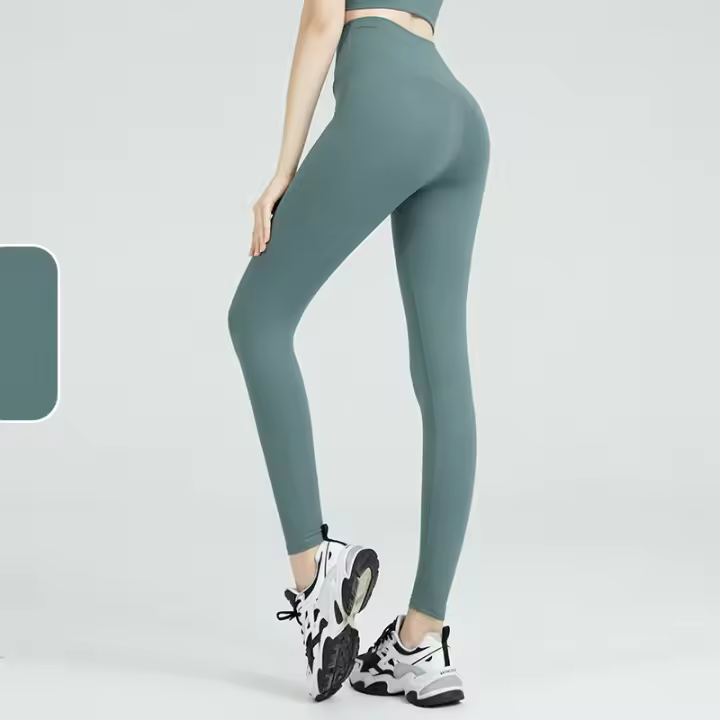 Leggings De Yoga Para Mujer Cintura Alta Sensación De Nuca Fitness Correr Ciclismo Ropa De Gimnasio Para Verano Talla Verdadera - 1
