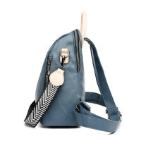 Mochila De Cuero Suave Para Mujer Gran Capacidad Bolso De Hombro Viaje Mochila Deportiva Estilo Fashion Con Manija Suave Y Cremallera - details 18