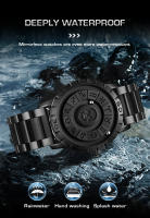 Reloj De Pulsera De Cuarzo Para Hombre FOXBOX Diseño De Cráneo Lujo Acero Inoxidable Deportivo Militar Resistente Al Agua Estilo Casual - details 8