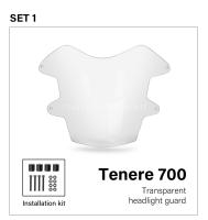Protector De Faros De Motocicleta Accesorios Acrílicos Cubierta Protectora Para Luz De YAMAHA Tenere 700 XT700Z 2019-2024 - details 7