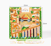 Juegos De Aprendizaje Montessori Con Mágnetes Tablero De Laberinto Juguetes Educativos De Madera Para Contar Colores Y Clasificar Números Para Niños De 3-6 Años - details 11