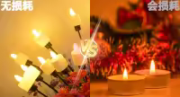 Luces solares 2024, luces de vela de Halloween, luces de jardín de regalo de Navidad, luces LED oscilantes - details 3