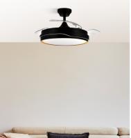 FABRILAMP Ventilador Dc Tempano Negro/oro 72w 3aspas 107d 7200lm 6vel 3000k,4500k,6000k, Remoto+temporizador+memoria Incluye mando a distancia y dos tijas de 10 y 25 centímetro Productos originales calidad de confianza - details 4