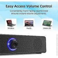 Auriculares de escritorio con USB y sonido estéreo 2,0, entrada auxiliar de 3,5mm para computadora de escretorio, portátil, tableta y teléfono móvil. - details 2