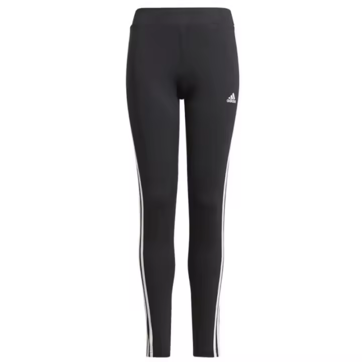 Leggings adidas D2M 3 Stripes Tight Jr GN1453 – Mallas deportivas juveniles con diseño ceñido y tecnología transpirable que brinda comodidad en entrenamientos y actividades diarias. - 1