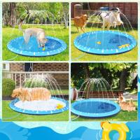 PORCHEDDU Alfalbra Rociadora de Agua para Perros 100cm/130cm/150cm/170cm/200cm. Estera de spray de Agua para mascotas de PVC - details 1