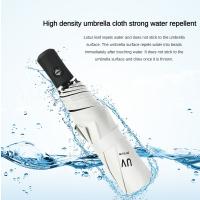 Paraguas De Viaje Multicolor Con 8 Ribas Resistente Al Viento Plegable Automático Para Protección Contra Lluvia Y Sol - details 1