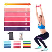 5Pcs Bandas De Resistencia Para Yoga Y Ejercicio Deportivo Niveles Diferentes Elásticas De Fitness Accesorios De Gimnasio Para Casa Y Salón De Gimnasio - details 0