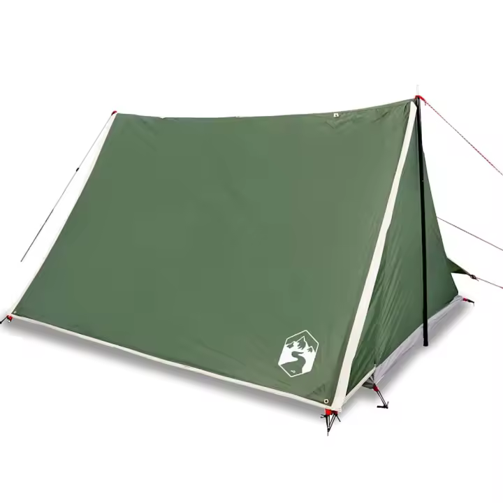 vidaXL Tienda de campaña para 2 personas impermeable verde - 1