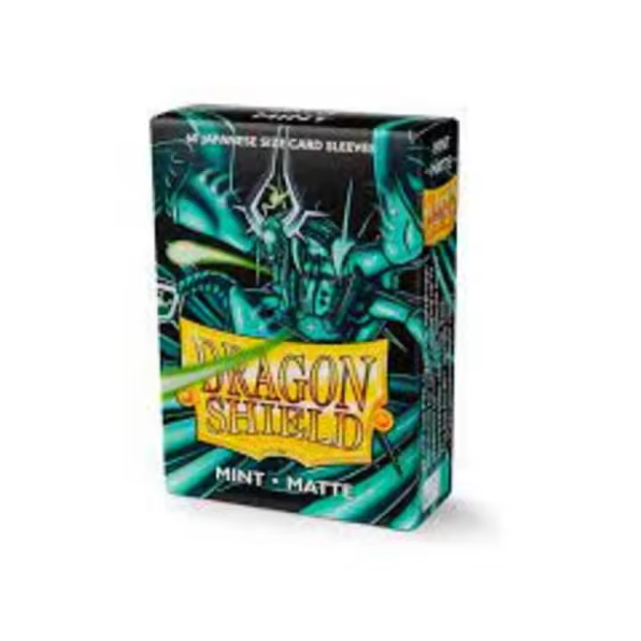 Fundas Dragon Shield Tamaño Japonés (59x86mm) - Menta Mate (60)  accesorio para cartas coleccionables. Blackfire - 1