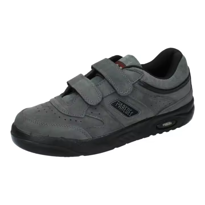 Deportivos marca PAREDES para hombre en color gris. TENIS PAREDES VELCRO - 1