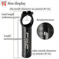 FMFXTR Manillar De Bicicleta De Aleación De Aluminio Adjustables Para Montañas Bicicleta MTB Alivio De Fatiga Con vice Y Punta De Buzón - details 3