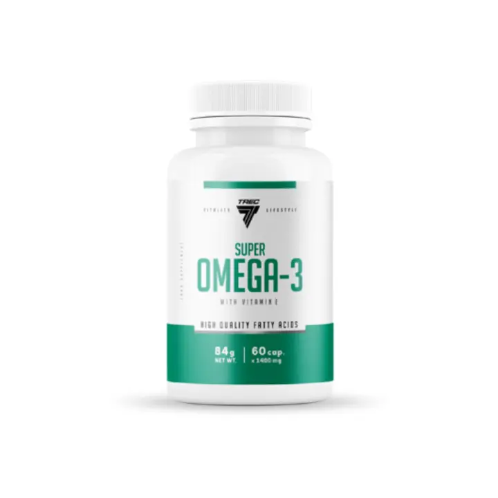 Omega 3 + Vitamina E | 60 Cápsulas | Salud del Corazón | Alta Concentración | TREC NUTRITION - 1