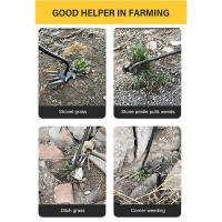 Kit De Desbrozador Multifuncional De Acero Manganéz Con Manos 2024 Para Jardinería Herramienta De Rastrillo Para Eliminar Malezas - details 2