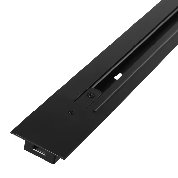 Greenice | Carril Monofásico Empotrable para Focos LED 2M Negro [HO-218000CARRIL-N-2M-EM] - 1