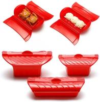 Olla De Vapor De Silicona Alimentos Fácil De Limpiar Microwaviable Amigable Con El Medio Ambiente Para Pescado Y Cocina - details 1