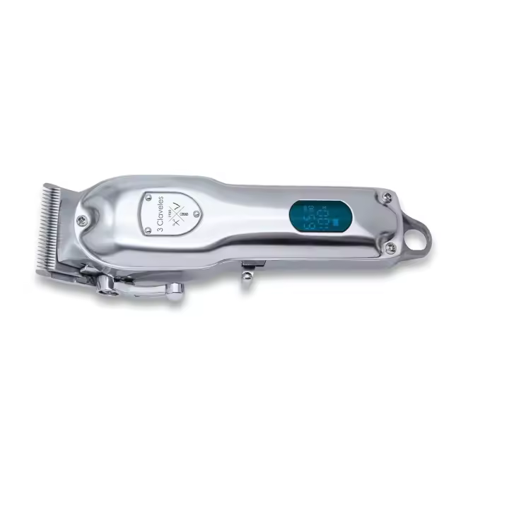 3 Claveles Máquina Cortapelo Profesional Inalámbrica con Pantalla LED - Maquinilla Cortapelos para peluquería y Barbería - 1
