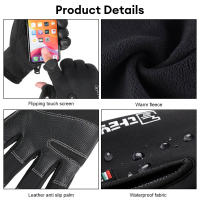 Guantes De Invierno Para Hombre Y Mujer Toque De Pantalla Caleidoscopio Antideslizante Para Ciclismo Conducción Motocicleta Protección Contra El Viento Deportes Al Aire Libre - details 9