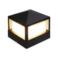 Lampe de Poteau Lampe Picier Portail Lampe D'extérieur Lumière columns Lampe Villa IP65 étenche Aluminum Jardin Paysage pelouse porte clture entrée lumièr, Blanc Chaud - details 0